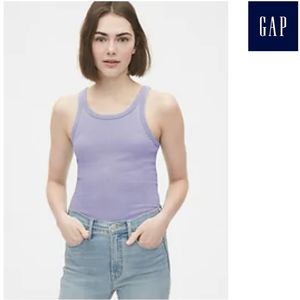 GAP Ribbed Halter Tank Top